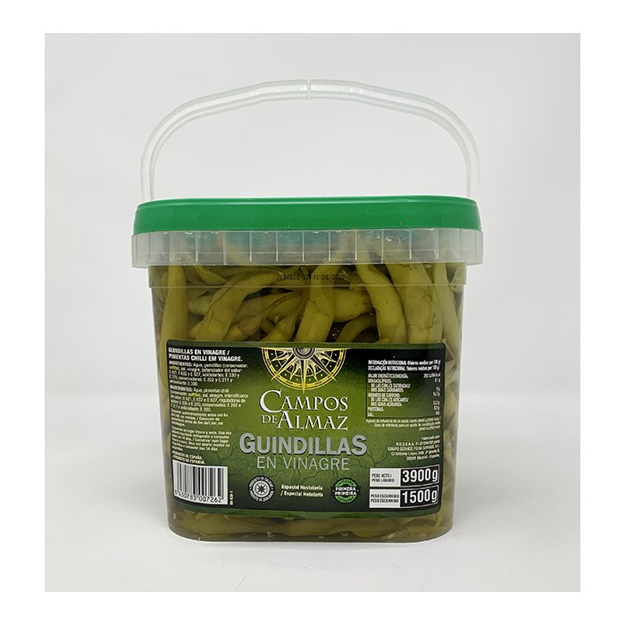 GREEN CHILI PEPPERS 4 KG