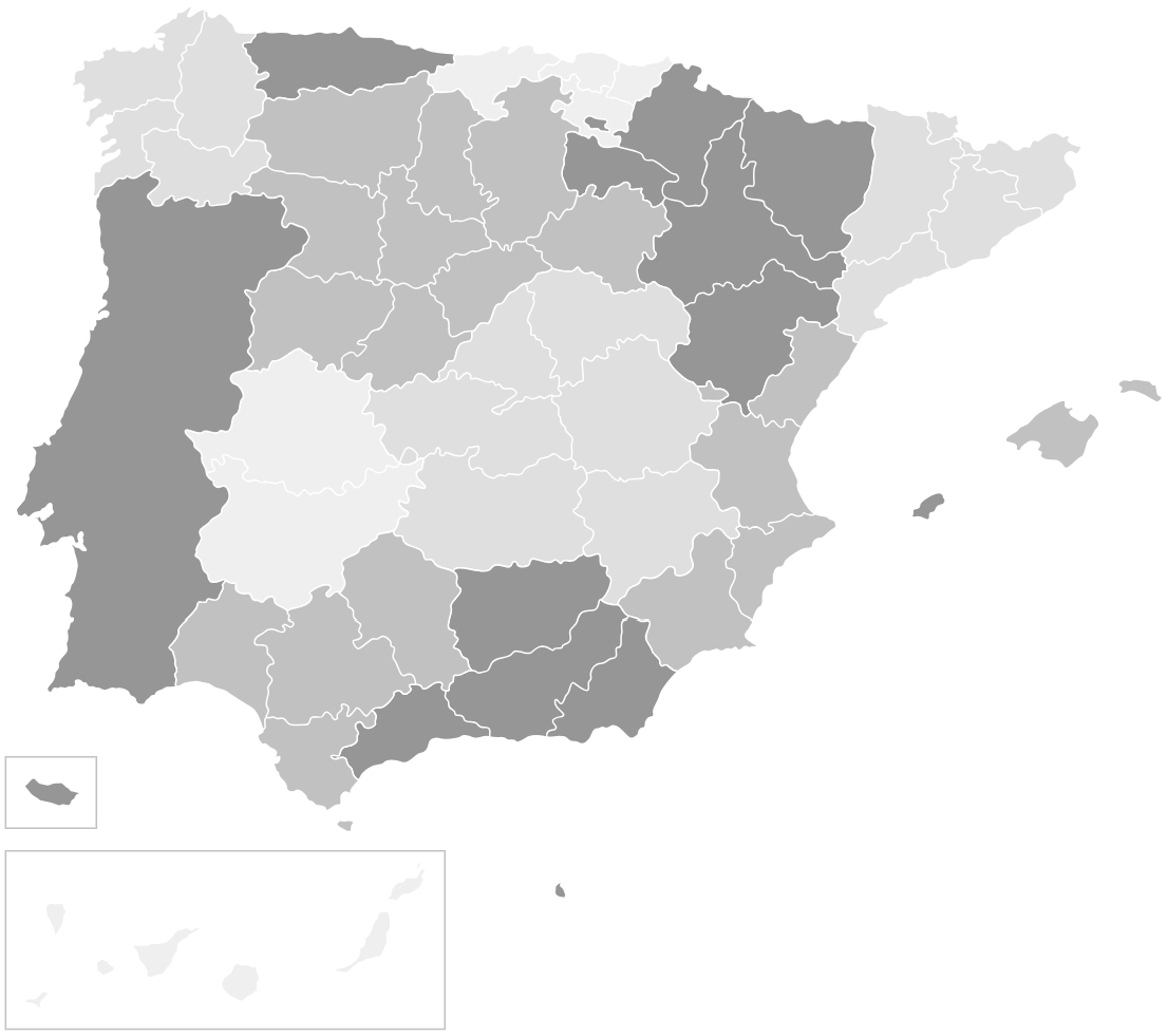 Mapa Espana Base