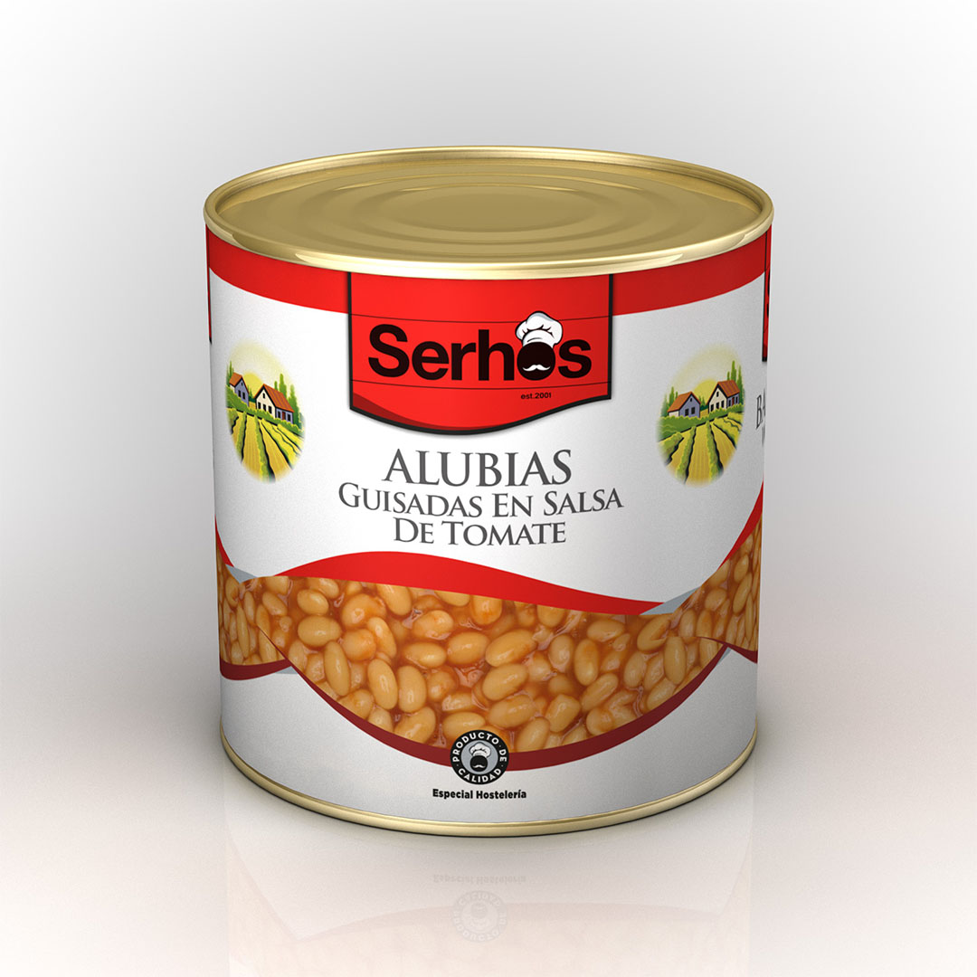 Alubias Con Tomate 3 Kg Serhos