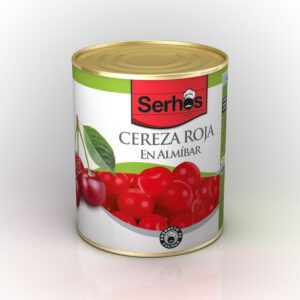 Cerezas Rojas En Almibar 1 Kg Serhos