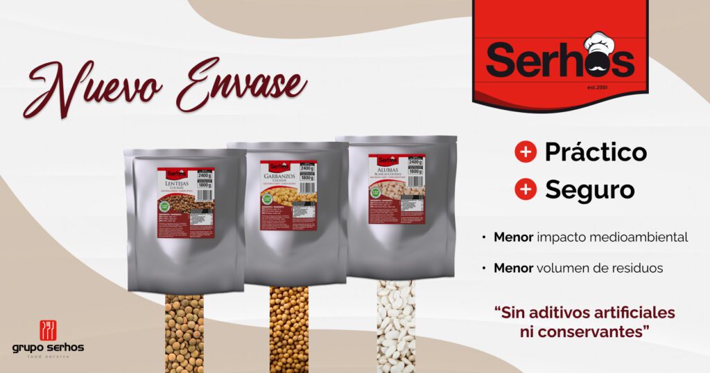 Grupo Serhos Y Sus Productos Con Envases Sostenibles